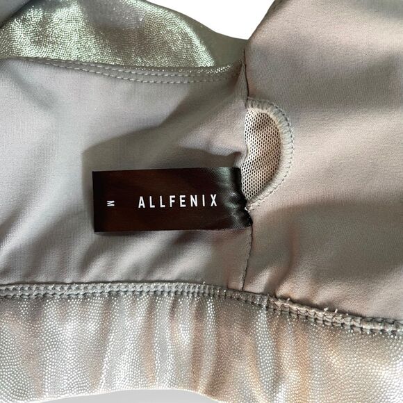 🆕 All Fenix Liquid Silver Racerback Sports Bra - Picture 9 of 9